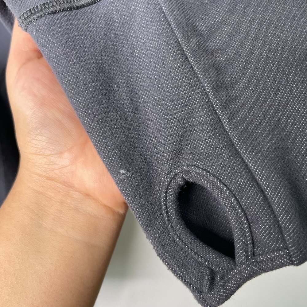 Lululemon Women's Grey In Stride Full Zip Thumbholes Jacket Size 12 - Picture 9 of 13